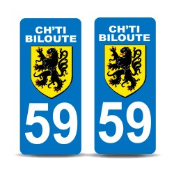 AUTOCOLLANT PLAQUE AUTO MOTO 59